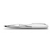 FABER-CASTELL Drehkugelschreiber n'ice pen, schwarze Mine, silber/weiß FABER-CASTELL Drehkugelschreiber n'ice pen, schwarze Mine, silber/weiß