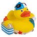 Schnabels® Bade-Ente Strand, gelb