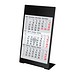 Geiger-Notes 3-Monats-Tischkalender aus Metall 2027/2028, schwarz