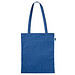 Fairtrade Baumwolltasche mit langen Henkeln, royalblau
