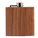 Edelstahl Flachmann Wood, 180 ml Edelstahl Flachmann Wood, 180 ml