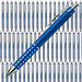 Werbe-Set: 300 Kugelschreiber Hollywood, inkl. Druck, blaue Mine, blau Werbe-Set: 300 Kugelschreiber Hollywood, inkl. Druck, blaue Mine, blau