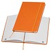A5 Notizbuch aus Recyclingpapier , orange