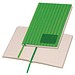 A5 Notizbuch mit Softcover, grün