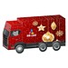 Adventskalender LKW,  Alpenmilch-Schokotäfelchen, Christbaumkugeln Gold