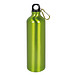 Aluminium-Trinkflasche mit Karabinerhaken, 750 ml, grün