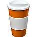 Americano Isolierbecher mit Schutzring, 350 ml, orange,weiss Americano Isolierbecher mit Schutzring, 350 ml, orange,weiss