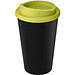 Americano Eco recycelter Becher, 350 ml, schwarz/limone