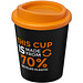 Americano® Espresso Eco 250 ml recycelter Isolierbecher, schwarz/orange