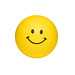 Anti-Stress-Figur Ball lachendes Gesicht, gelb