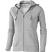 ELEVATE Damen Kapuzensweatjacke Arora, grau meliert, L ELEVATE Damen Kapuzensweatjacke Arora, grau meliert, L