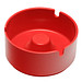 Aschenbecher, stapelbar, rot