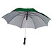 Automatik Alu-Stockschirm, Dunkelgrün/Silber