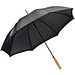 Automatikstockschirm aus Polyester, schwarz Automatikstockschirm aus Polyester, schwarz