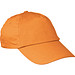 AZO-freie 5 Panel Baumwoll-Baseball-Cap, orange AZO-freie 5 Panel Baumwoll-Baseball-Cap, orange