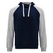 Navy Blue / heather grau