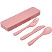 Bamberg Besteckset aus Bambusfaser, Light pink Bamberg Besteckset aus Bambusfaser, Light pink