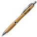 Bambus-Druckkugelschreiber Bamboo I, blaue Mine, braun Bambus-Druckkugelschreiber Bamboo I, blaue Mine, braun