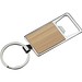Bambus Schlüsselanhänger mit Flaschenöffner, beige