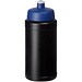 Baseline® Plus 500 ml Flasche mit Sportdeckel, schwarz/blau