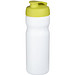 Baseline Plus Sportflasche mit Klappdeckel, 650 ml, weiss,limone Baseline Plus Sportflasche mit Klappdeckel, 650 ml, weiss,limone