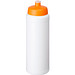 Baseline Plus Flasche mit Sportdeckel, 750 ml, weiss,orange Baseline Plus Flasche mit Sportdeckel, 750 ml, weiss,orange