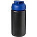 Baseline Plus grip Sportflasche mit Klappdeckel, 500 ml, schwarz,blau Baseline Plus grip Sportflasche mit Klappdeckel, 500 ml, schwarz,blau