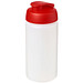 Baseline Plus grip Sportflasche mit Klappdeckel, 500 ml, transparent,rot Baseline Plus grip Sportflasche mit Klappdeckel, 500 ml, transparent,rot