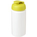 Baseline Plus grip Sportflasche mit Klappdeckel, 500 ml, weiss,limone Baseline Plus grip Sportflasche mit Klappdeckel, 500 ml, weiss,limone