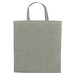 Einkaufstasche Baumwolle, kurze Henkel, grau