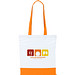 Baumwolltasche Two Colour Bag, weiß/orange Baumwolltasche Two Colour Bag, weiß/orange