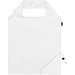 BEIRA. Faltbare Tragetasche aus 190T Polyester aus recyceltem (100% rPET), Weiß
