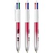 BIC® 4 Colours® Bicolor Rosa/Silber