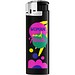 BIC® J38 Chrom Haubenfeuerzeug Corpus Schwarz/Boden Schwarz/Drücker Schwarz/Chromkappe