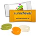 Bonbons im Flowpack, 3 g, Pfefferminz, Folie transparent, inkl. Druck