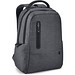BOSTON. Wasserdichter 2Tone Nylon 17'' Laptop-Rucksack, Dunkelgrau