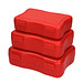 Brotzeitdosen Wave, 3er Set, standard-rot Brotzeitdosen Wave, 3er Set, standard-rot