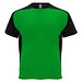 Bugatti T-Shirt Unisex aus recyceltem Material, farngrün / schwarz, 2XL