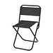 Camping-Klappstuhl TAKEOUT, schwarz