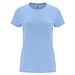 Capri T-Shirt für Damen, himmelblau, 2XL