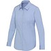 Carnelian 133 g/m² Popeline Bluse, hellblau, L