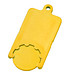 Chip-Schlüsselanhänger Rectangle, standard-gelb Chip-Schlüsselanhänger Rectangle, standard-gelb