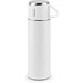 COMANECI. Doppelwandige Edelstahlflasche (90% recycelt) mit matter Oberfläche 490 ml, Weiß