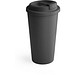 CUPPARI. Reisebecher aus PP, Schwarz