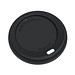 Kaffeebecher Deckel ToGo, schwarz