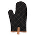 XD COLLECTION Canvas Ofenhandschuh Deluxe, schwarz