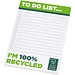 Desk-Mate® A6 recycelter Notizblock, weiss, 50 pages