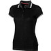 Slazenger™ Damen Poloshirt Deuce mit weißem Rand, schwarz, L Slazenger™ Damen Poloshirt Deuce mit weißem Rand, schwarz, L