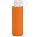 DHABI. Sportflasche aus Borosilikatglas 380 mL, Orange