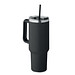 Doppelwandiger Trinkbecher SUMA, Schwarz